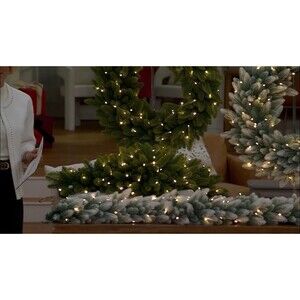 Bethlehem Lights Grand Radiance 36" Swag with 3-in-1 LEDs - Green